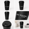 Kaffeebecher to go 350ml "Dog walking is my cardio"