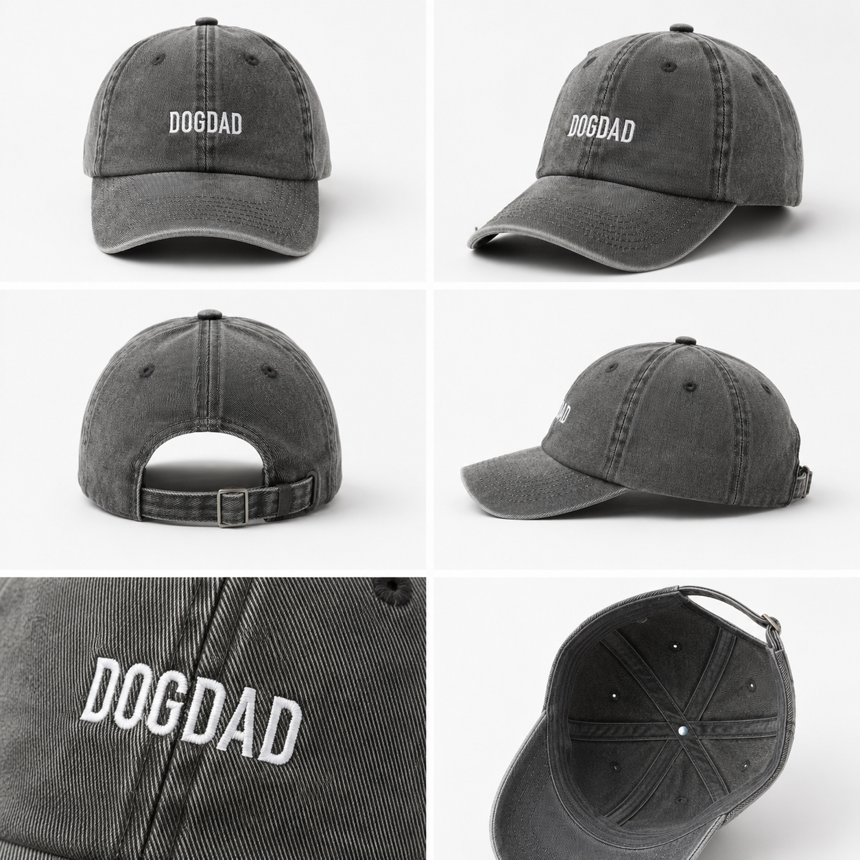 Cap Dogdad Vintage Schwarz
