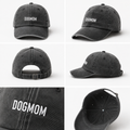 Cap Dogmom Vintage Schwarz